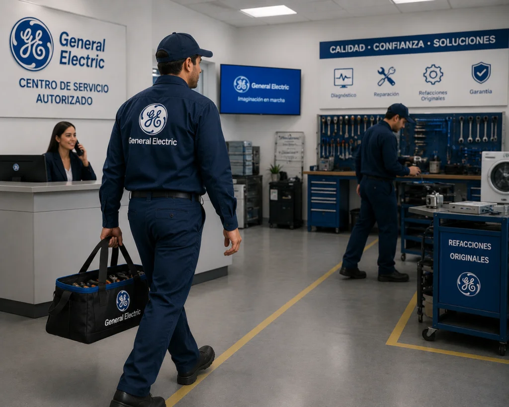 Técnico General Electric atendiendo hornos, estufas y plantillas GE en Ibagué