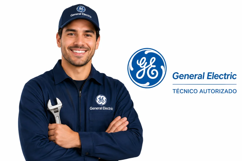 Técnico General Electric realizando mantenimiento preventivo en Ibagué