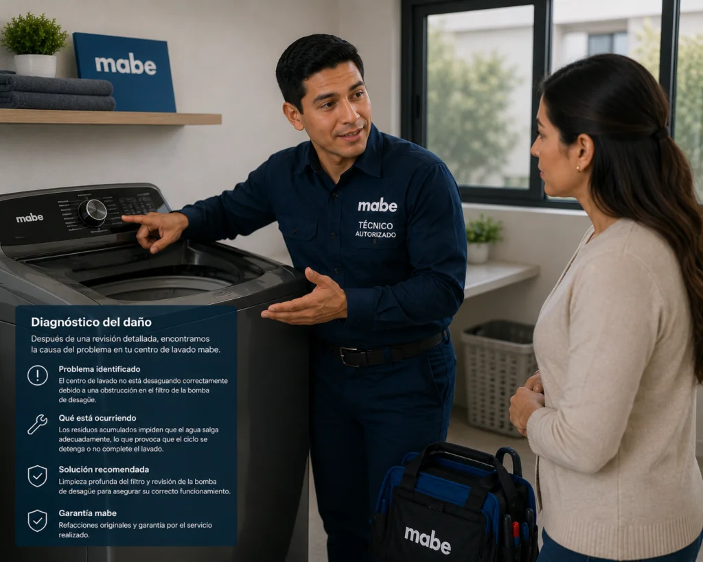 Técnico Mabe atendiendo neveras Mabe en Ibagué